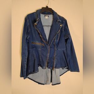 USED Venus Hi-low Jean Jacket
